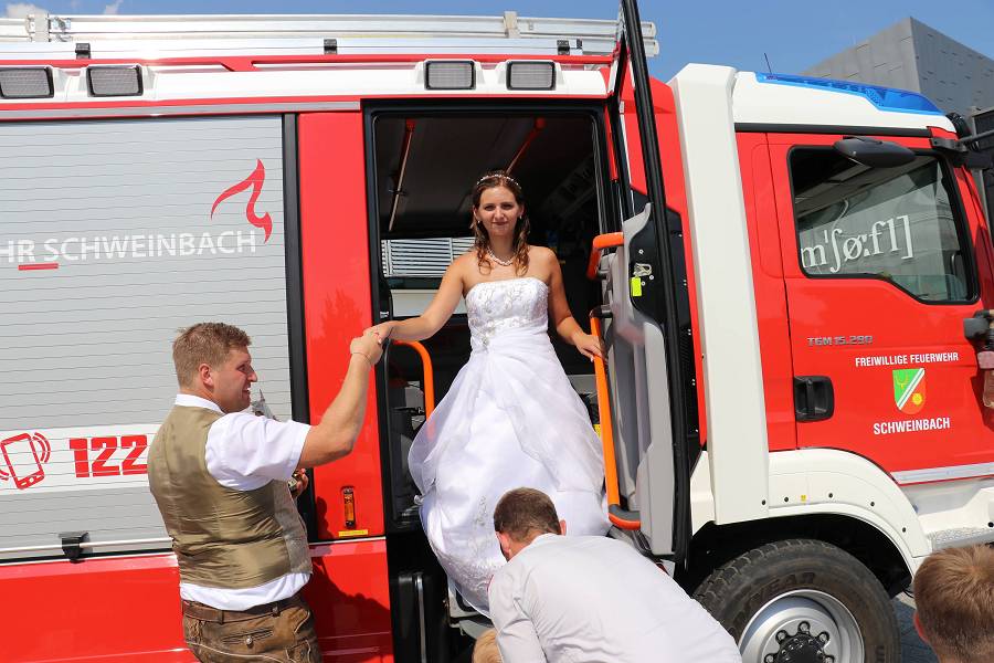 Die Feuerwehrhochzeit des Jahres - Wir gratulieren!