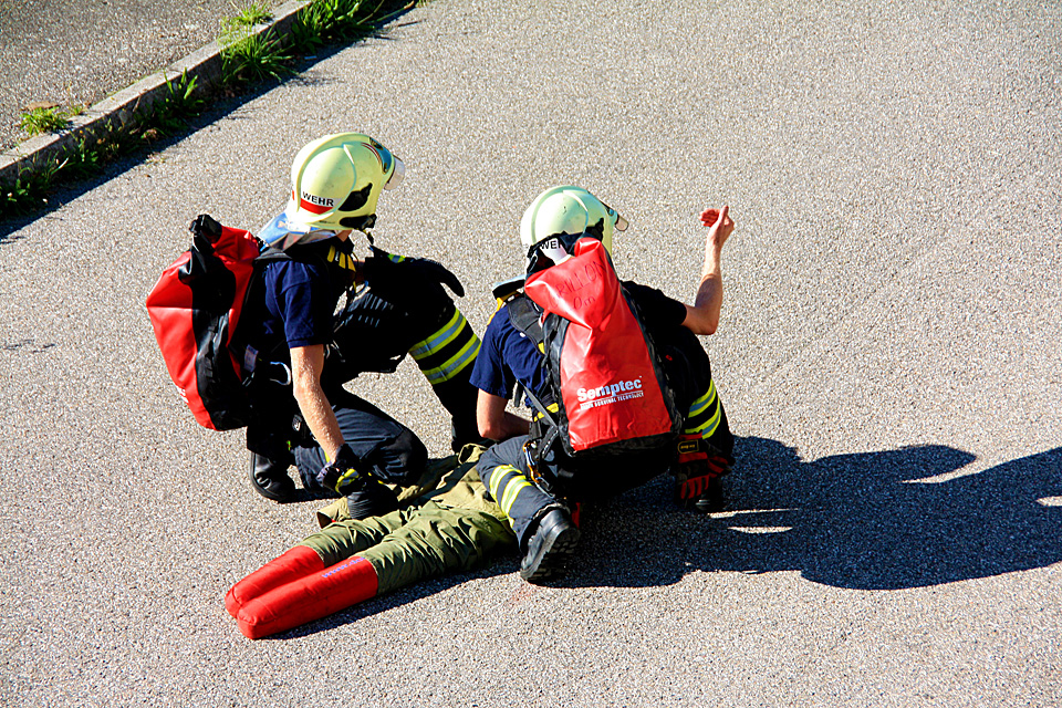 Großschadensereignis in Treffling