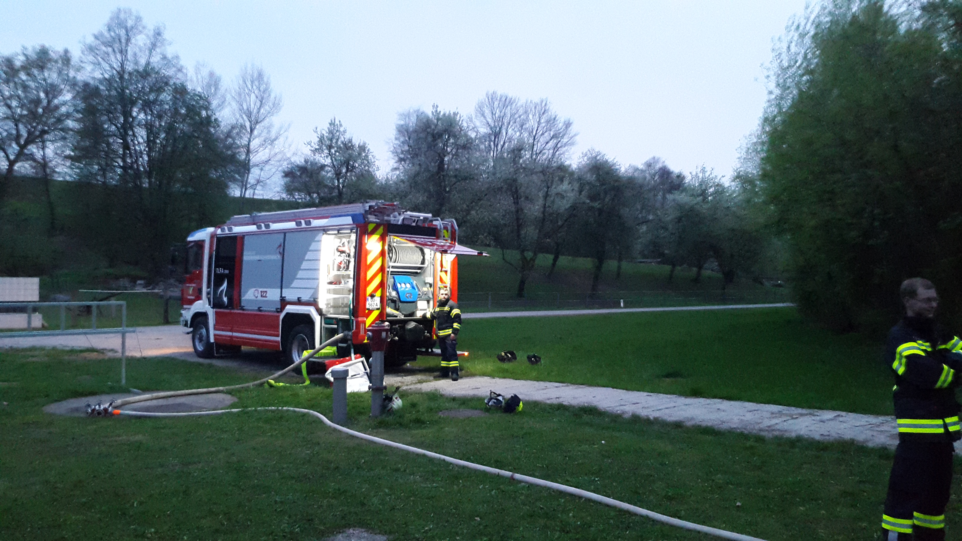 12.04.2017 - TLF Übung: Stationsbetrieb Brand